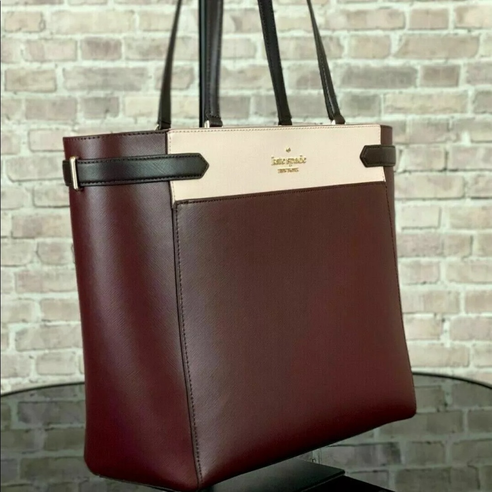 Kate spade staci colorblock tote laptop bag NWT
